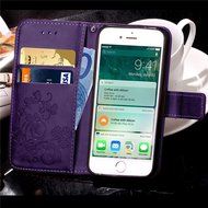 iPhone 7 Plus Case, iPhone 7 Plus Wallet Case,PHEZEN Cute Bear Don't Touch My Phone Design PU Leather Wallet Case... N50