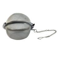 UCEC Practical Stainless Steel Spoon Sphere Spice Strainer Squeeze Filter Tea Ball Mesh Infuser (6.6cm) N5
