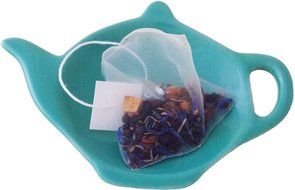 Ceramic Teabag Holder-Teal