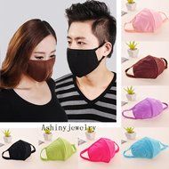 5pcs Luxury New Unisex Men Women Cycling Anti-dust Cotton Mouth Face Mask (black) N6