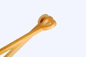 Honey Land Set of 2 Wooden Honey Dipper Stick, Heart-Shaped Handle, 4 Inch Dispenser, Drip and Drizzle, 100% Natural... N6