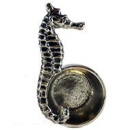 Seahorse Nautical Metal Coffee Scoop