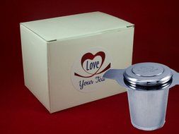 Brew-in-Mug Tea Infuser for Loose Leaf Tea With Lid, Extra Fine Mesh 304 Stainless Steel Strainer/Filter Basket... N4