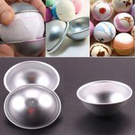 MAXGOODS 3D Aluminum Bath Bomb Mold DIY,3 Sets N6