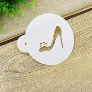 Sher Fashionista Cookie Stencil Set,Tools Cake Decoration Stencil,Fondant Stencils Cake Decorating Tool Set, N4