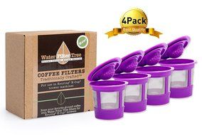 4 x Reusable K-cup Coffee Filters Compatible keurig 1.0 & 2.0 K200, K250, K300, K350, K400, K450, K460, K500,... N3
