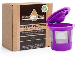 4 x Reusable K-cup Coffee Filters Compatible keurig 1.0 & 2.0 K200, K250, K300, K350, K400, K450, K460, K500,... N4