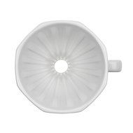 Bialetti 6750 2 Cup Porcelain Pourover Coffee Dripper with Mug, White N2
