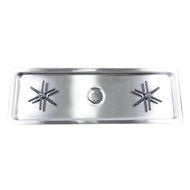 YBB Cup Washer Dispense Rinser with Two Side Sprays,Drain and Drip Tray,Stainless Steel Glass Washer for Bar Coffee...