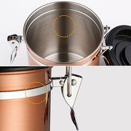 Meiruian 1500ML Coffee Canister -Vacuum Sealed Canister,Stainless Steel (304) N3