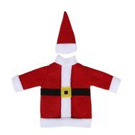Santa Christmas Bottle Sets,Morecome Red Wine Cover with Christmas Hat and Clothes N2