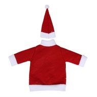 Santa Christmas Bottle Sets,Morecome Red Wine Cover with Christmas Hat and Clothes N3