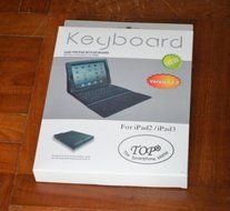 TOP New Ipad3 , Ipad2 Case with Keyboard & Bluetooth, Leather Case for Apple New Ipad3 , Ipad 2, The New Leather... N4