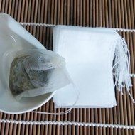 Olibay 100 Count Disposable Tea Filter Bags Empty Teabags 2.2" x 2.8"