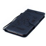 iPhone 7 Plus Case, iPhone 7 Plus Wallet Case,PHEZEN Cute Bear Don't Touch My Phone Design PU Leather Wallet Case... N92