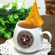 Saver Silicone Paris Tower Loose Tea Bag Leaf Strainer Infuser Filter N2