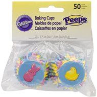 Wilton 50 Count 415-2368 Peeps Baking Cups, Mini, Multicolor N4