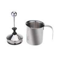 400ML Stainless Steel Double Mesh Milk Frother Milk Foamer Milk Creamer Kitchen Tool Fancy coffee machine