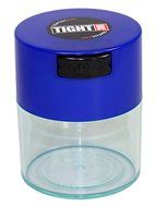 Tightvac TV2-CDB - 1/2 oz to 3 ounce Vacuum Sealed Container Dk. Blue Cap &amp; Clear Body
