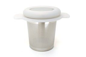 Tea Infuser w/ FREE Spoon - Stainless Steel Extra-Fine Best Brew-in-Mug - Standard Size Tea Strainer with Silicone... N2