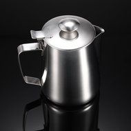 Anself Stainless Steel Milk Frothing Pitcher Coffee Foam Container Milk Cup Espresso Measuring Cups N7