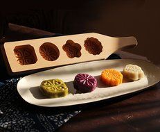 Woody Exquisite Carving Baking Molds Dessert Baking Cutter-A N2