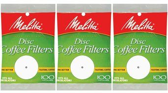 White Disc Coffee Filter N3