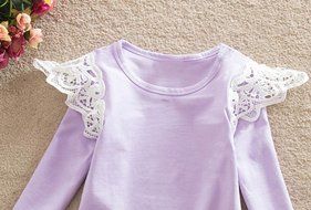 Jumpsuits,BeautyVan Toddler Baby Girl Solid Lace Long Sleeve Romper Jumpsuits Kid Clothes (12M, Navy) N9