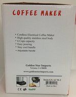 Adjustable Electric Cordless Coffee Maker N4