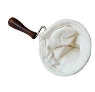 Reusable Coffee Filter Flannel Fabric Coffee Filter Beige 3.7''