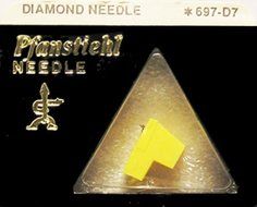 NOS STEREO RECORD PLAYER NEEDLE FOR Denon DSN39 DN35ST STY-115 697-D7 YELLOW