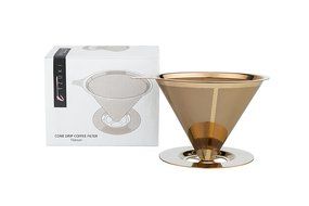 Coffee Filter Cone Drip Pour Over Coffee Dripper - Tzuki -Titanium Mesh Strainer N3