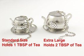 Zoie + Chloe Extra Large Stainless Steel Tea Infuser for Loose Tea - 2 Tbsp Capacity for Stronger Brew N5