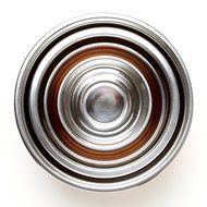 Cook's Corner 4-Piece Stainless Steel Mixing Bowl Set - Copper Coated Finish N8