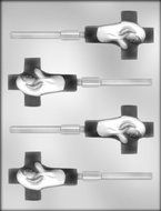 CK Products Cross/Girl Sucker Choc Mold