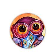 Generic Unique Have Cute Funny Owl Cup Mat Mdf Material N6