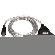 Tripp Lite Hi-Speed Usb To Ieee 1284 Parallel Printer Gold Adapter Cable - Parallel Adapter - Usb - Ieee 1284...