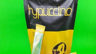 2 pack of Hycafe Cappuccino Instant Coffee Mix 15 in 1 Slimming Dietary Supplement Sugar Free Zero Calories N2