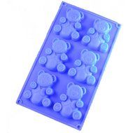 6 Even Sweet Baby Bear Silicone Bakeware