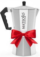 Stovetop Espresso Maker - Italian Moka Pot - Cafetera - Cuban Coffee Machine - 6 Cups by MateoJo … N15