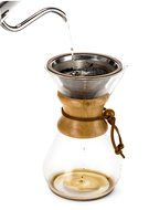 Osaka Stainless Steel Pour Over Cone Dripper, Reusable Coffee Filter for Osaka, Chemex, Hario, Carafes and More... N4