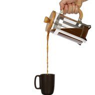 Urban Galley French Press Coffee Espresso Tea Maker (3 Cup / 350ml/ 12oz) with Stainless Steel Plunger, Pyrex... N14