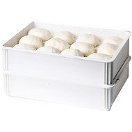 Pizza Dough Box, 26''L X 18''W X 6''D, White, Polycarbonate, Rounded Edges, Dishwasher Safe, Break (6 Pieces/Unit)