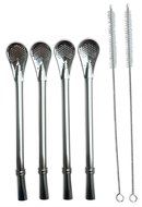Mate Tea Cocktail Bombilla Metal Filtered Straws Dependable Stainless Steel Made to Filter Sediment Drinking Straw... N5