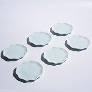 CCWY Jingdezhen ceramic tea accessories saucer shadow green tea 0 equipped with celadon Lotus Cup coaster wholesale N3