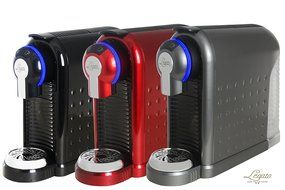 Legato Single Serve (Nespresso Compatible) Coffee / Tea / Espresso Machine (Metallic Red) N2