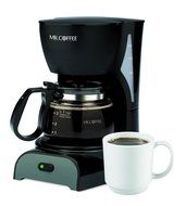 Mr. Coffee DR5 4-Cup Coffeemaker, Black