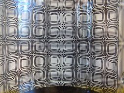 Heather's Korner Classic Coffee and Coffee Press (Geometric Pattern) N11