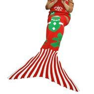 PHOTNO Mermaid Tail Blanket Handmade Crochet Adult Bed Wrap Sleeping Bag Sleeping Blanket N14