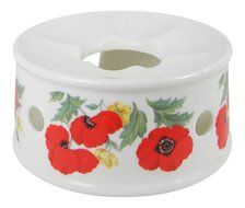 Roy Kirkham Monet Poppy Flower Teapot Warmer Fine Bone China England N3